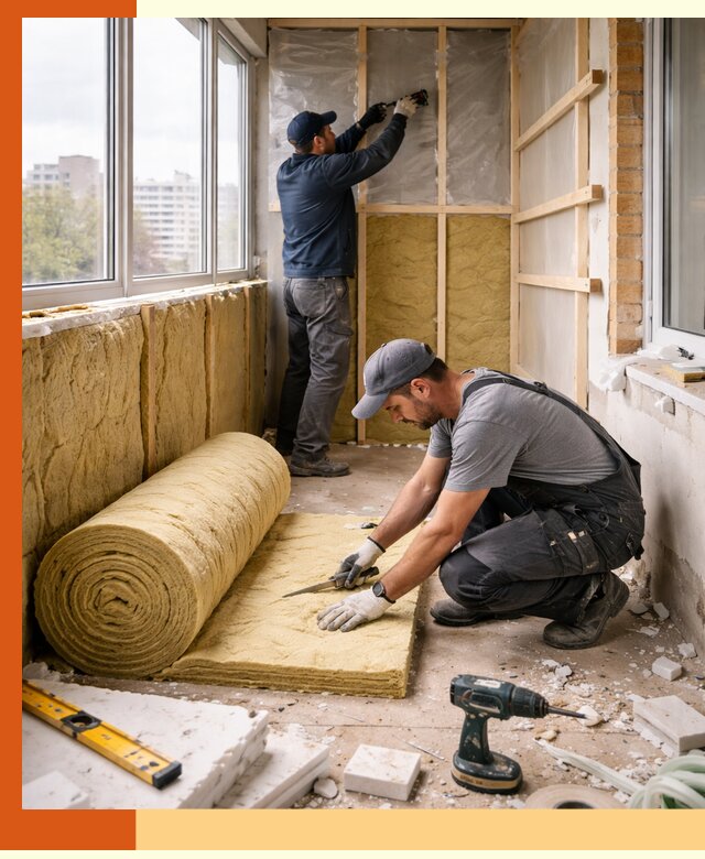 Утепление балкона под ключ в Иванове качественно и быстро